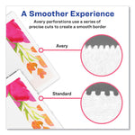 Printable Tickets with Tear-Away Stubs, 97 Bright, 65 lb Cover Weight, 8.5 x 11, White, 10 Tickets/Sheet, 50 Sheets/Pack