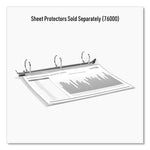 Magnetic Hanging Binder Rings, 3 Rings, 1.5" Capacity, 11 x 8.5