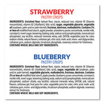 Special K Pastry Crisps, (36) Strawberry; (24) Blueberry, 0.88 oz, 2/Pouch, 30 Pouches/Carton