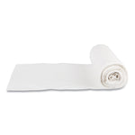 Low-Density Commercial Can Liners, 10 gal, 0.35 mil, 24" x 24", Clear, Perforated Roll, 50 Bags/Roll, 20 Rolls/Carton