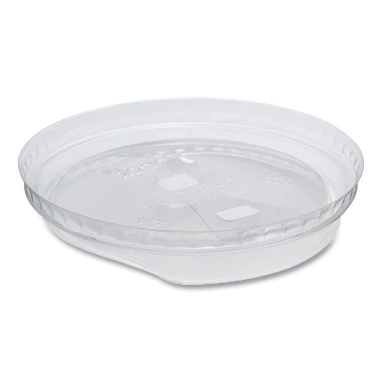 PET Lids, Strawless Sipper, Fits 12 oz to 24 oz Cold Cups, Plastic, Clear, 1,000/Carton