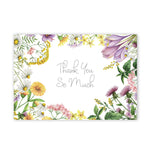 Great Papers Flower Meadows General Use Thank You Notecard Kits, Multicolored, 24/Pack (2025030)