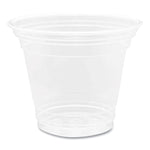 PET Plastic Cups, 9 oz, Clear, 1,000/Carton