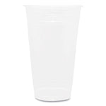 PET Plastic Cups, 24 oz, Clear, 600/Carton