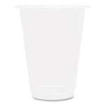 PET Plastic Cups, 7 oz, Clear, 1,000/Carton