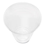 PET Plastic Cups, 98 mm Rim Diameter, 12 oz, Clear, 1,000/Carton