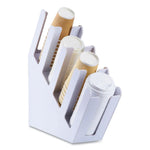 Hot Cup Lids, Sipper Lid, Fits 10 oz to 24 oz Hot Cups, Plastic, White, 1,000/Carton