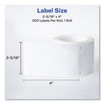 Multipurpose Thermal Labels, 4 x 2.94, 300/Roll, 1 Roll/Box