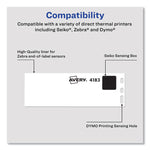 Multipurpose Thermal Labels, 3.5 x 1.3, White, 350/Roll, 2 Rolls/Box