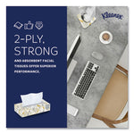 White Facial Tissue for Business, 2-Ply, 125 Sheets/Box, 12 Boxes/Carton