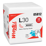 L30 Towels, Quarter Fold, 12.5 x 12, 90/Polypack, 12 Polypacks/Carton