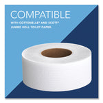 JRT Jr. Escort Jumbo Bathroom Tissue Dispenser, 13.33 x 5.75 x 16, Smoke