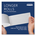 JRT Jr. Escort Jumbo Bathroom Tissue Dispenser, 13.33 x 5.75 x 16, Smoke