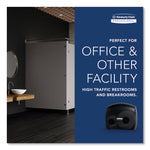 JRT Jr. Escort Jumbo Bathroom Tissue Dispenser, 13.33 x 5.75 x 16, Smoke
