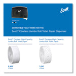 Essential Coreless Jumbo Roll Tissue Dispenser for Business, 14.25 x 6 x 9.75, Black