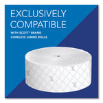 Essential Coreless Jumbo Roll Tissue Dispenser, 14.25 x 6 x 9.75, White