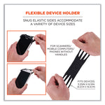 Squids 5545 Arm and Wrist Scanner Mount, Medium, 7 x 8.5 x 1.5, Elastic, Black