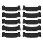 Skullerz 8990 Lightweight Hard Hat Sweatband Replacement, Polyester, Black, 10/Pack