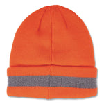 N-Ferno 6803 Reflective Rib Knit Winter Hat, One Size Fits Most, Orange