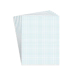 Staples Graph Pad, 8.5" x 11", Graph Ruled, White, 50 Sheets/Pad, 6 Pads/Pack (ST57333)