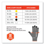 ProFlex 7043 ANSI A4 Nitrile Coated CR Gloves, EN388: 4X42D, 9" Long, XX-Large, Gray, Pair