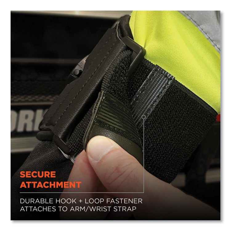 Squids 5546 Scanner Wrist Mount Extender Strap, 4 x 5 x 0.5, Elastic, Black