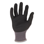 ProFlex 7043 ANSI A4 Nitrile Coated CR Gloves, EN388: 4X42D, 9" Long, Medium, Gray, 12 Pairs