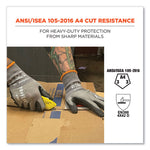 ProFlex 7043 ANSI A4 Nitrile Coated CR Gloves, EN388: 4X42D, 9" Long, X-Large, Gray, Pair