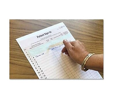 Tabbies Patient Privacy Sign-In Sheets, 2-Part, 125/Pack (TAB14530)