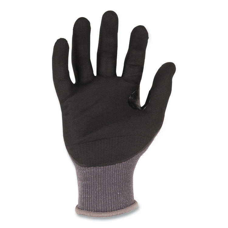 ProFlex 7043 ANSI A4 Nitrile Coated CR Gloves, EN388: 4X42D, 9" Long, Large, Gray, Pair