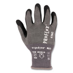 ProFlex 7043 ANSI A4 Nitrile Coated CR Gloves, EN388: 4X42D, 9" Long, XX-Large, Gray, 12 Pairs