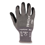 ProFlex 7043 ANSI A4 Nitrile Coated CR Gloves, EN388: 4X42D, 9" Long, X-Large, Gray, 12 Pairs