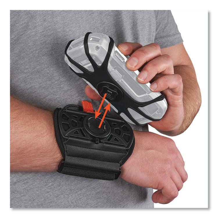 Squids 5545 Arm and Wrist Scanner Mount, Large 7 x 8.5 x 1.5, Elastic, Black