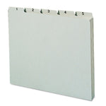 100% Recycled Daily Top Tab File Guide Set, 1/5-Cut Top Tab, 1 To 31, 8.5 X 11, Green, 31/set