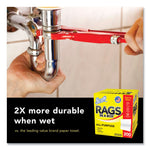 Rags in a Box, POP-UP Box, 12 x 9, White, 200/Box