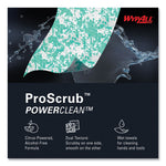 Power Clean ProScrub Pre-Saturated Wipes, 12 x 9.5, Citrus Scent, Green, 75/Pack, 6 Packs/Carton