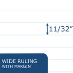 Roaring Spring Paper Products 1-Subject Composition Notebooks, 7.5" x 4.875", Wide Ruled, 60 Sheets, Black (77122)