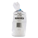 PET Lids, No Hole Flat Lid, Fits 8 oz to 10 oz Cold Cups, Plastic, Clear, 1,000/Carton