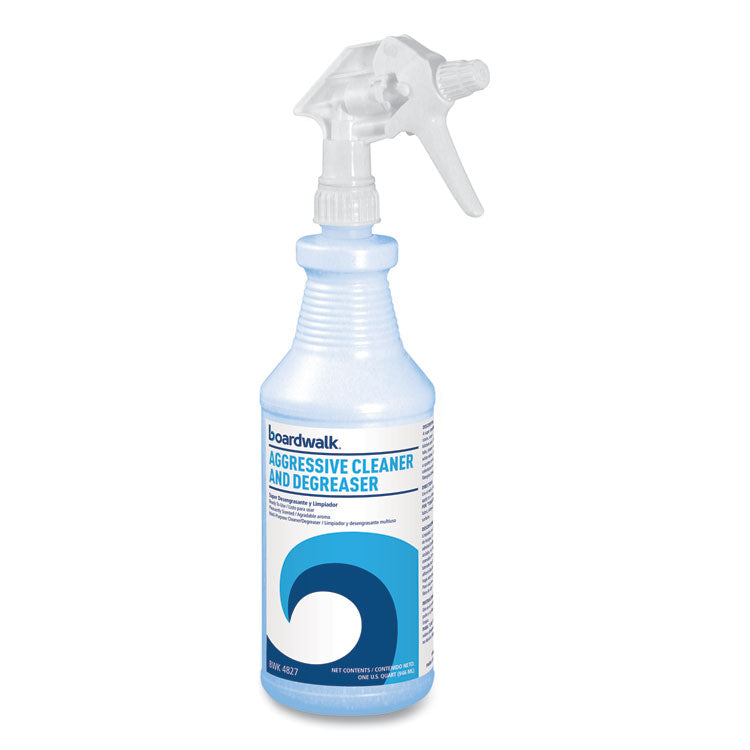 Aggressive Cleaner and Degreaser, Lemon Scent, 32 oz Bottle, 12/Carton