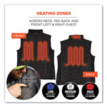 N-Ferno 6495 Rechargeable Heated Vest with Battery Power Bank, Fleece/Polyester, X-Large, Black