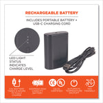 N-Ferno 6495B Portable Battery Power Bank with USB-C Cord, 7.2 V