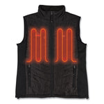 N-Ferno 6495 Rechargeable Heated Vest with Batter Power Bank, Fleece/Polyester, Medium, Black