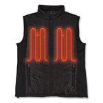 N-Ferno 6495 Rechargeable Heated Vest with Battery Power Bank, Fleece/Polyester, 3X-Large, Black