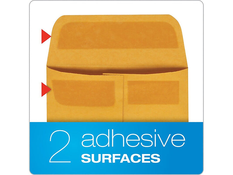 Quality Park Redi-Seal Self Seal #5 1/2 Envelope 3 1/8" x 5 1/2", Kraft, 500/Box (QUA50764)