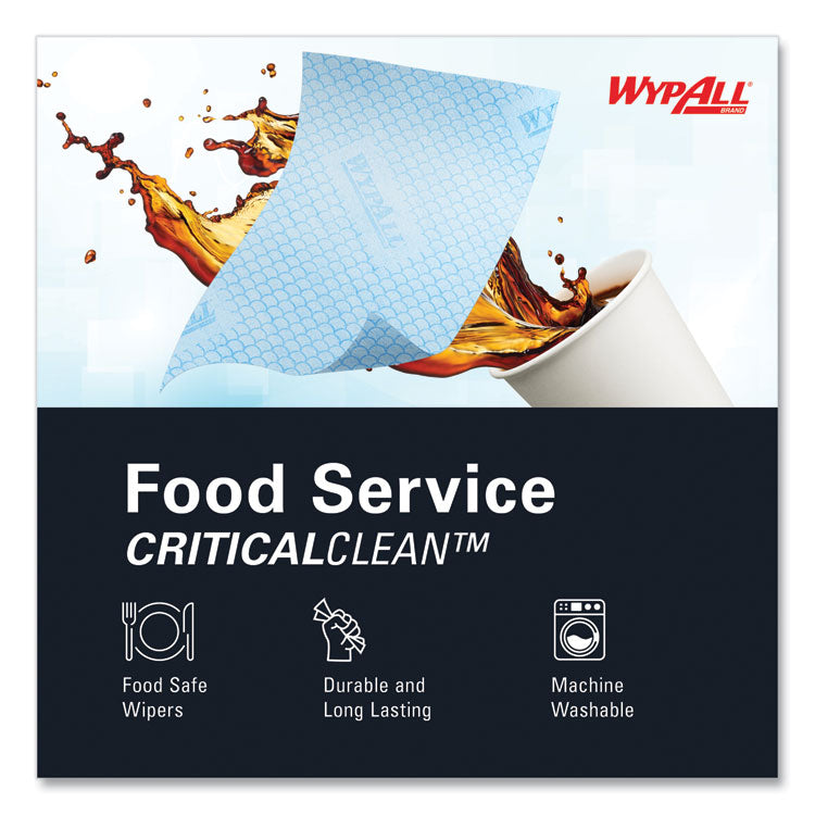 Heavy-Duty Foodservice Cloths, 12.5 X 23.5, Blue, 100/carton