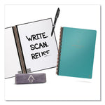 Fusion Smart Notebook, Seven Assorted Page Formats, Teal Cover, (21) 8.8 x 6 Sheets