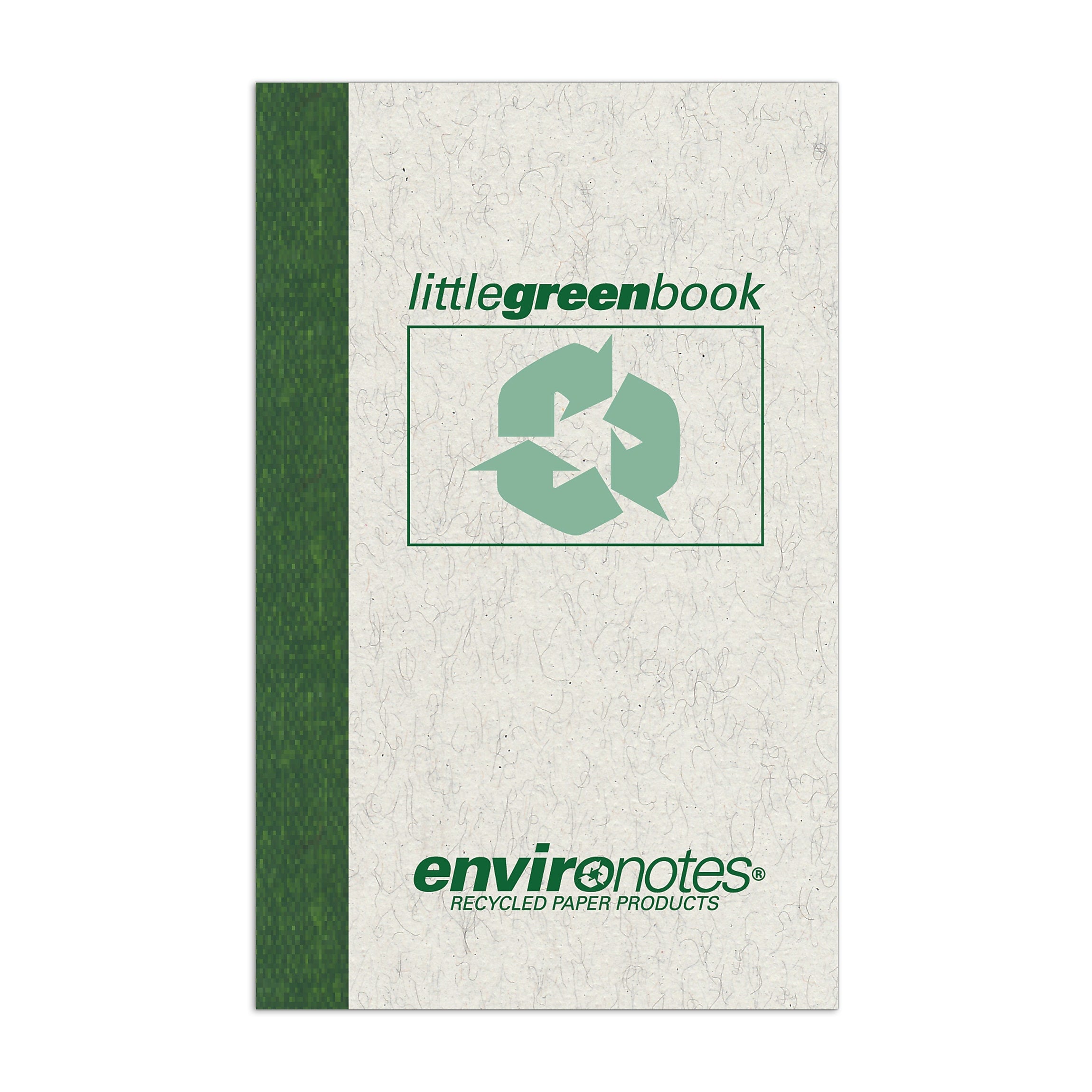 Roaring Spring Environotes 1-Subject Pocket Notebook, 3" x 5", Narrow Ruled, 60 Sheets, Gray/Silver, 48/Case (77356CS)