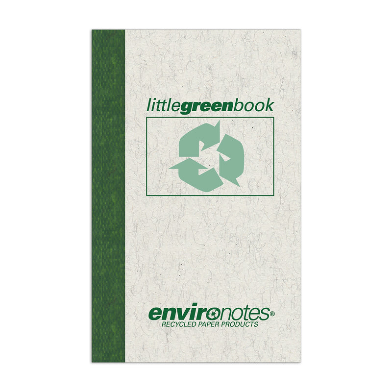 Roaring Spring Environotes 1-Subject Pocket Notebook, 3" x 5", Narrow Ruled, 60 Sheets, Gray/Silver, 48/Case (77356CS)