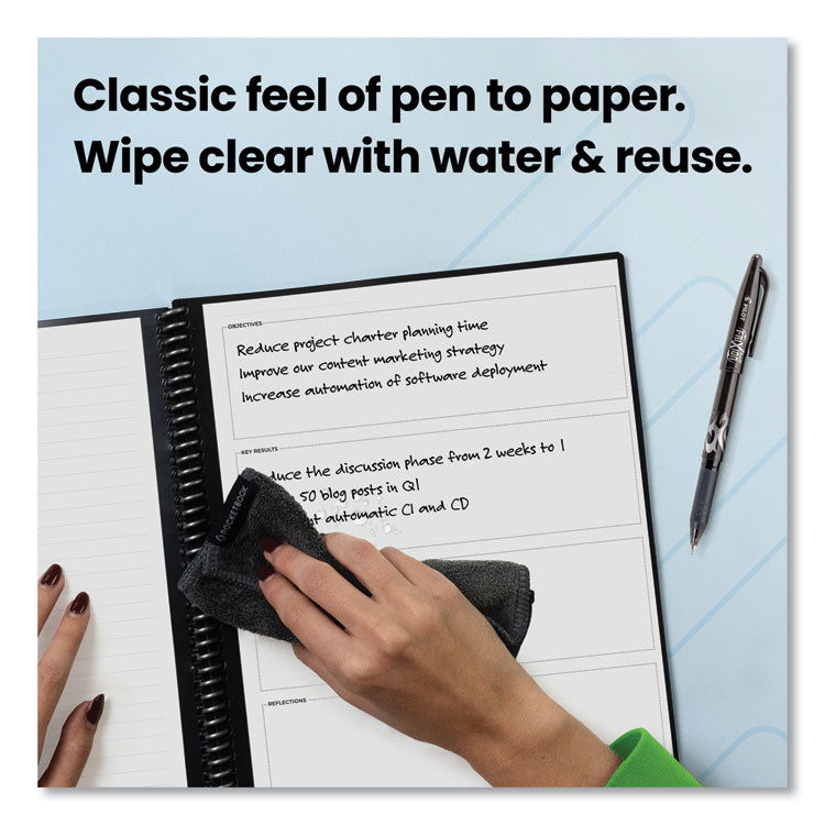 Fusion Smart Notebook, Seven Assorted Page Formats, Teal Cover, (21) 11 x 8.5 Sheets