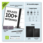 Fusion Smart Notebook, Seven Assorted Page Formats, Teal Cover, (21) 11 x 8.5 Sheets